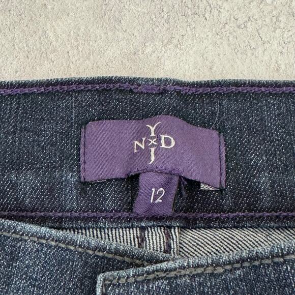 NYDJ Women's Straight Leg Jeans - Dark Blue - Picture 4 of 11